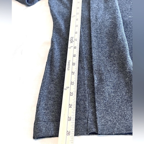 WEATHERPROOF VINTAGE CASHMERE BLEND CARDIGAN SZ SM SOFT HEATHERED GRAY EUC - Picture 8 of 8